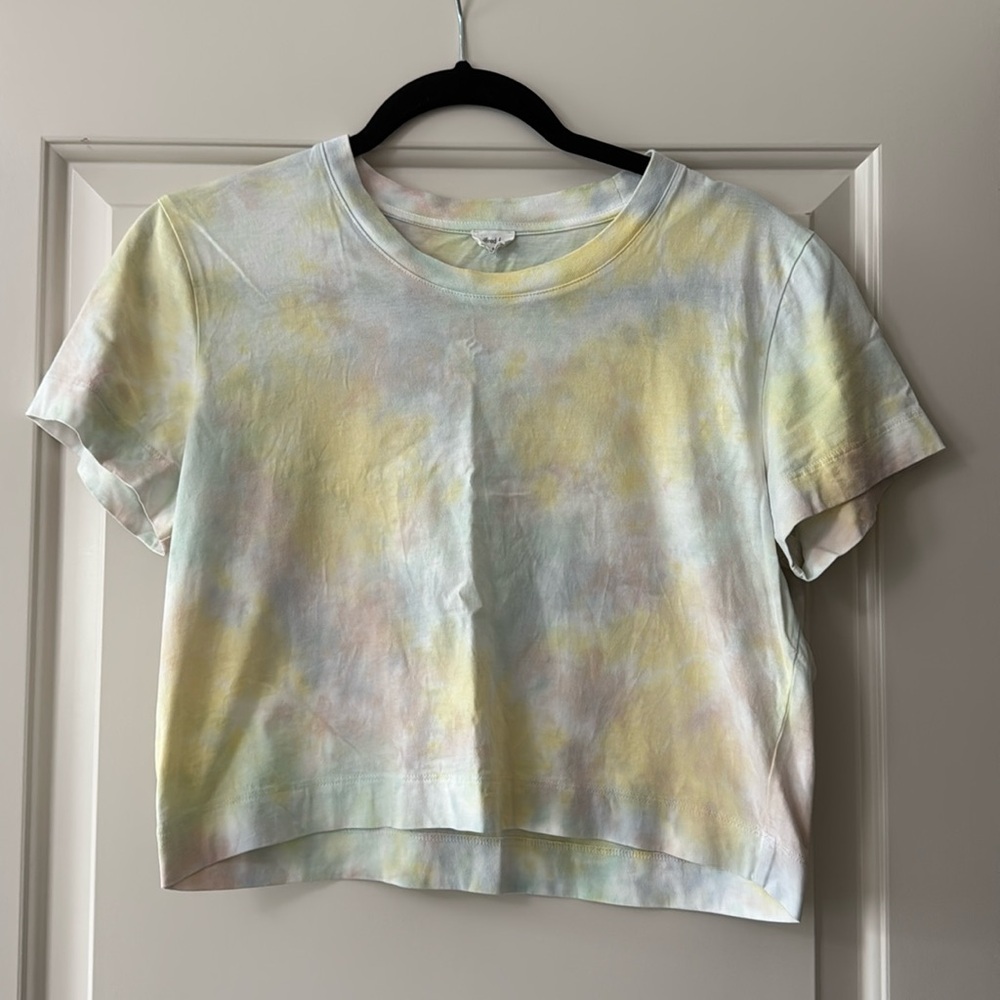 Wilfred Free Tie-Dye Short Sleeve Top, Size Medium